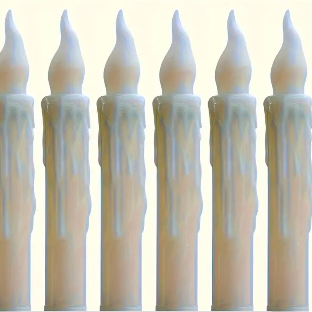 Macarrie 24 Pcs Christmas Flameless LED‎ Taper Candle Christmas Battery Operated